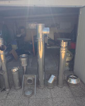 Canna fumaria acciaio inox per caldaie e stufe