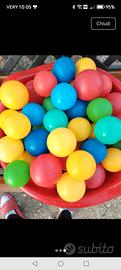 Palline colorate  in plastica per piscinetta