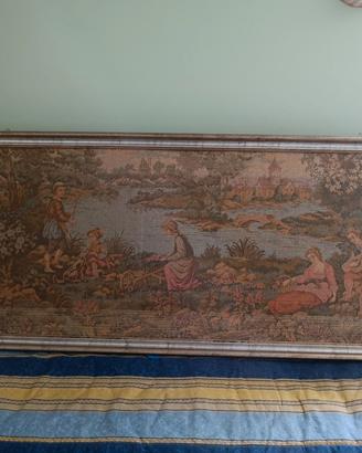 Quadro arazzo con cornice 