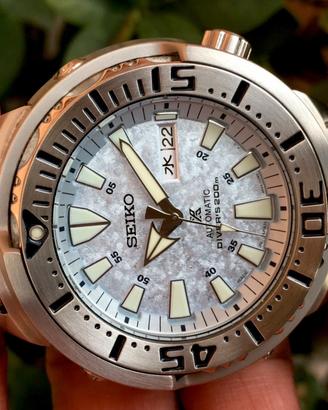 Seiko Prospex JDM SBDY053 Ice Frost Baby Tuna Full