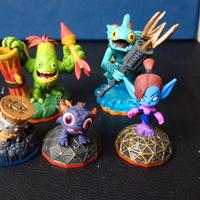 lotto 5 Skylanders con mini jini mini spry spyro
