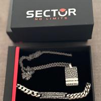 Collana e Bracciale SECTOR ACCIAIO