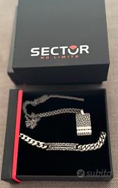 Collana e Bracciale SECTOR ACCIAIO