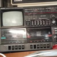 radio mangiacassette tv