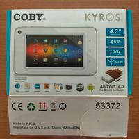 Coby Kyros 56372
Internet tablet touch screen