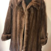 Pelliccia vintage in visone naturale