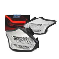 FANALI A LED BAR CROMATI PER FORD FOCUS 3 HATCHBAC