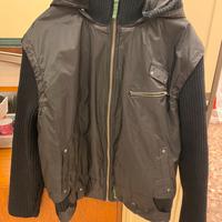 Giacca Jack Jones Nera TG XXL Trasformabile Gilet