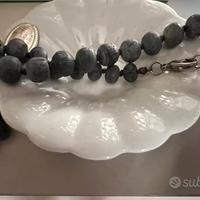 Collana  madrepora blu