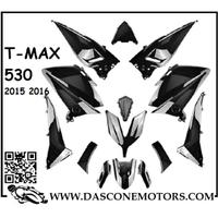 KIT CARENE 14 PEZZI TMAX 530 2015 2016 NERO LUCIDO