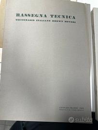 Rassegna tecnica TIBB 1963 4 uscite