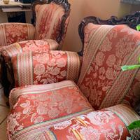 2 poltrone stile barocco vintage
