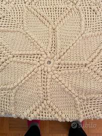Coperta all uncinetto tipo irlandese