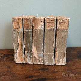 5 volumi Tragedie Vittorio Alfieri da Asti - 1801
