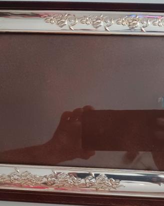 Cornice vintage d'argento 