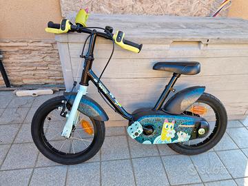 B'Twin 500 (Decathlon).
ruote 14 pollici 3-5 anni