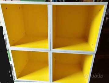 4 cubi libreria