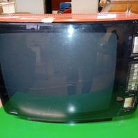 TV Emerson vintage arancione funzionante