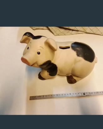 Porcellino Salvadanaio Porcellana