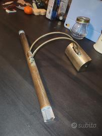 lampada da muro color ottone 