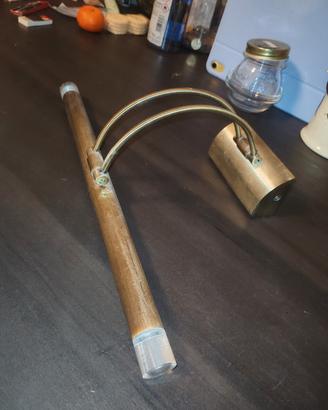 lampada da muro color ottone 