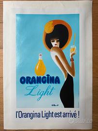 Poster vintage VILLEMOT BERNARD ORANGINA