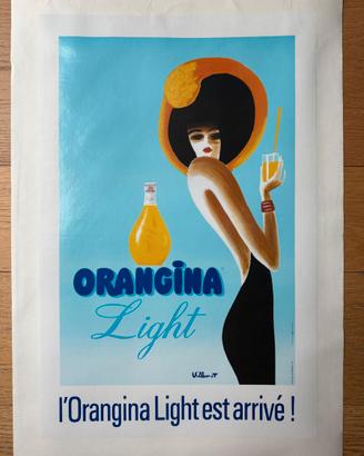 Poster vintage VILLEMOT BERNARD ORANGINA
