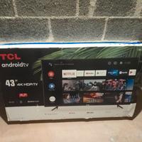 Smart TV televisore 43" 4k HDR TCL