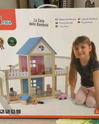 Casa delle bambole in legno marca VIGA