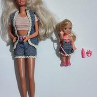 Strollin’ Fan Barbie & Shelly bambole vintage 1995