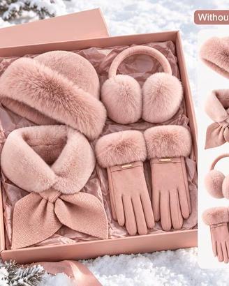 Set di accessori invernali caldi da donna