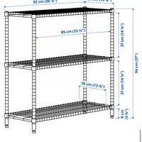 Ikea OMAR scaffale galvanizzato