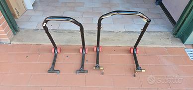 cavalletti moto anteriore + posteriore