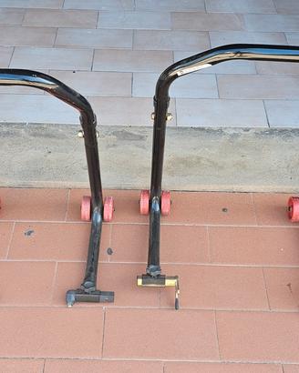 cavalletti moto anteriore + posteriore