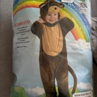 Costume  carnevale scimmia