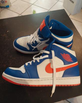Scarpa Nike Air Jordan 1 Mid Knicks