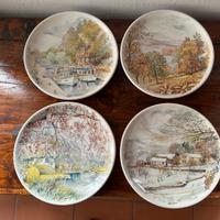 Piatti 4 stagioni ceramiche Castelli