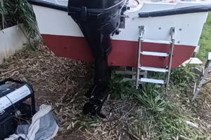 Barca tipo Lancia mt. 5 con motore Mercury 20 CV