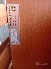 Lettino coccolo Foppapedretti di legno 