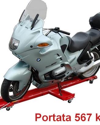 Carrello sposta moto fino 567 kg pedana spostamoto