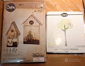 lotto fustelle casette e albero