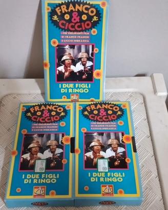 VHS I Due Figli di Ringo piu varie Fiction