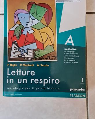 Libro scuola Letture in un respiro A - Antologia