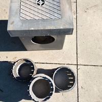 Numero 6 pozzetti luce con accessori