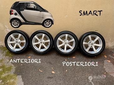Ruote SMART complete 4 in Lega Ant. e Post.