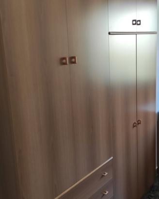 Mobili camera cameretta completa noce chiaro