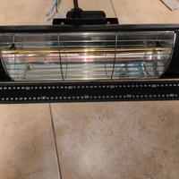 Lampada riscaldante da esterno 2000W quarzo IP55