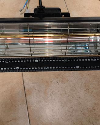 Lampada riscaldante da esterno 2000W quarzo IP55