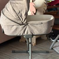 Culla inglesina Aptica grey con stand up e coperta