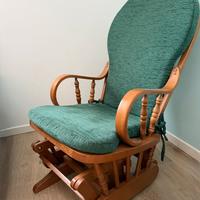 Sedia a dondolo vintage basculante